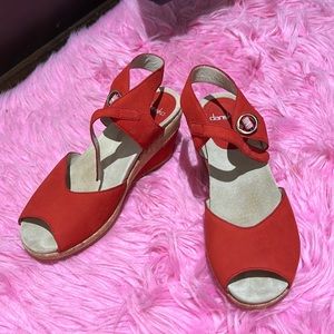 Dansko Red Sandals
